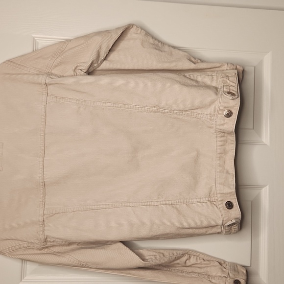FOREVER 21 Women's Cream Button Front Corduory Jacket Size S - Picture 10 of 16